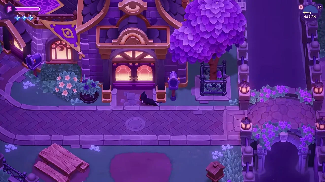Vampire player shapeshifted into Hellkitten form in Moonlight Peaks